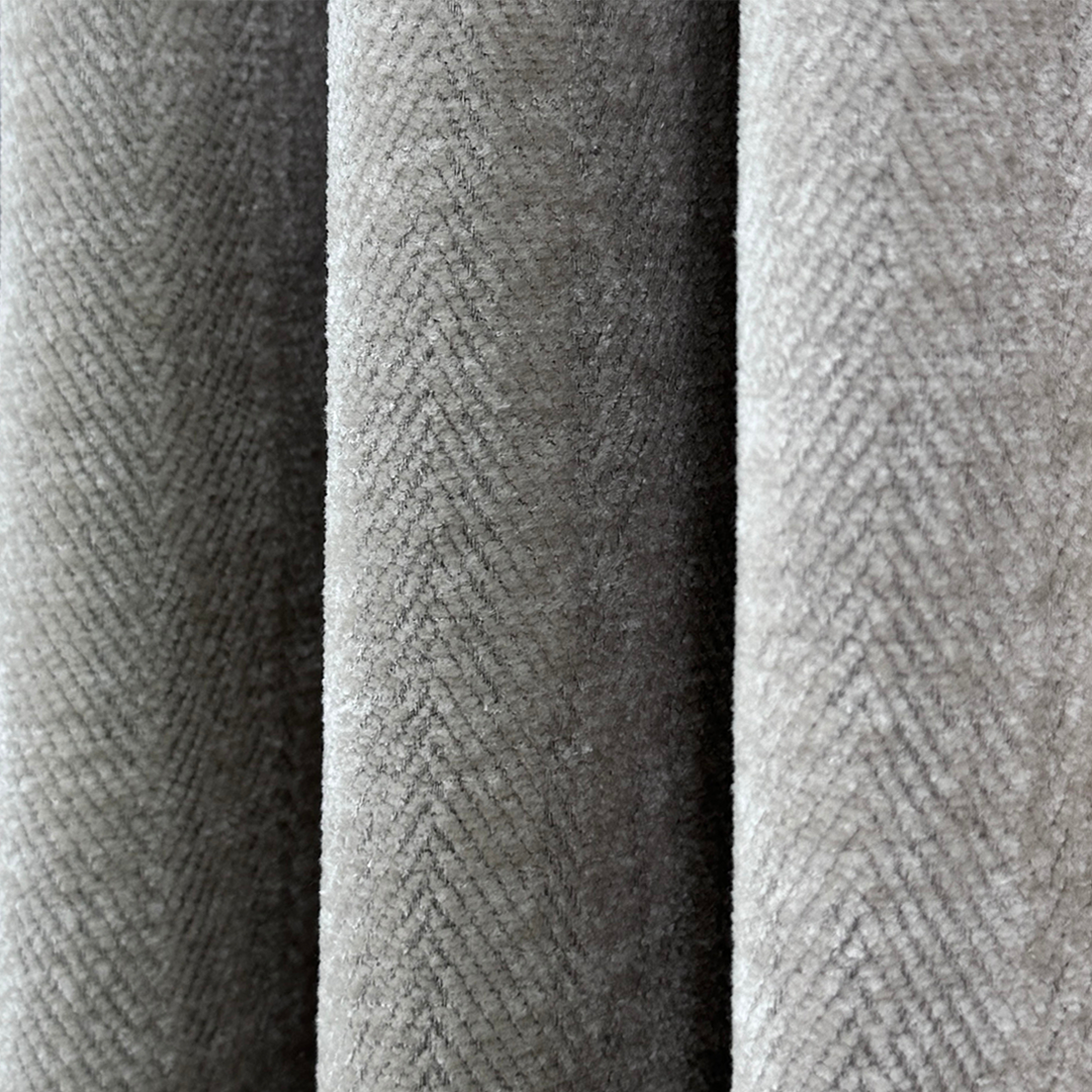 HERRINGBONE NATURAL LUXE DARKENING CURTAIN