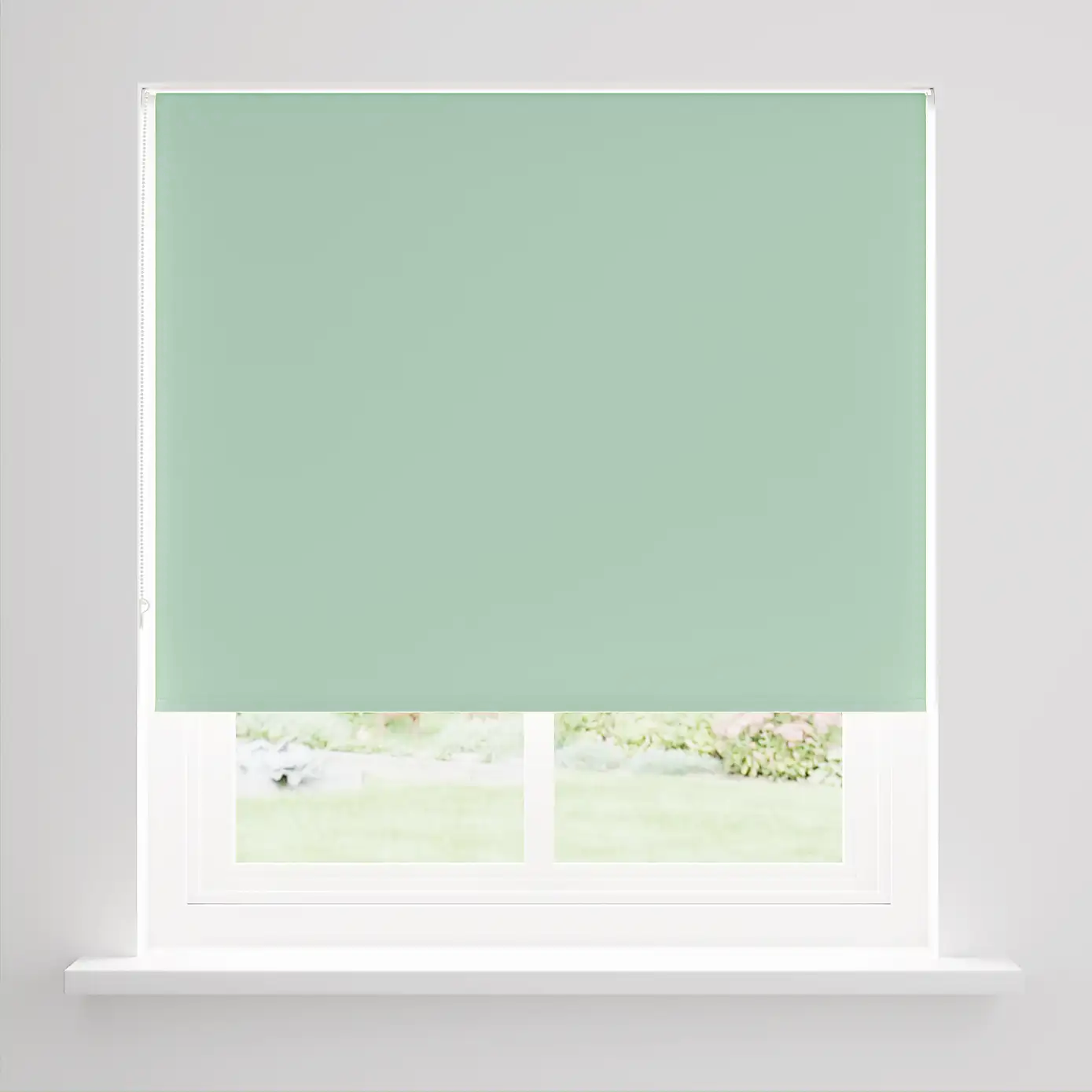 CRYSTAL SAGE-TOUCHED BLACKOUT ROLLER SHADE