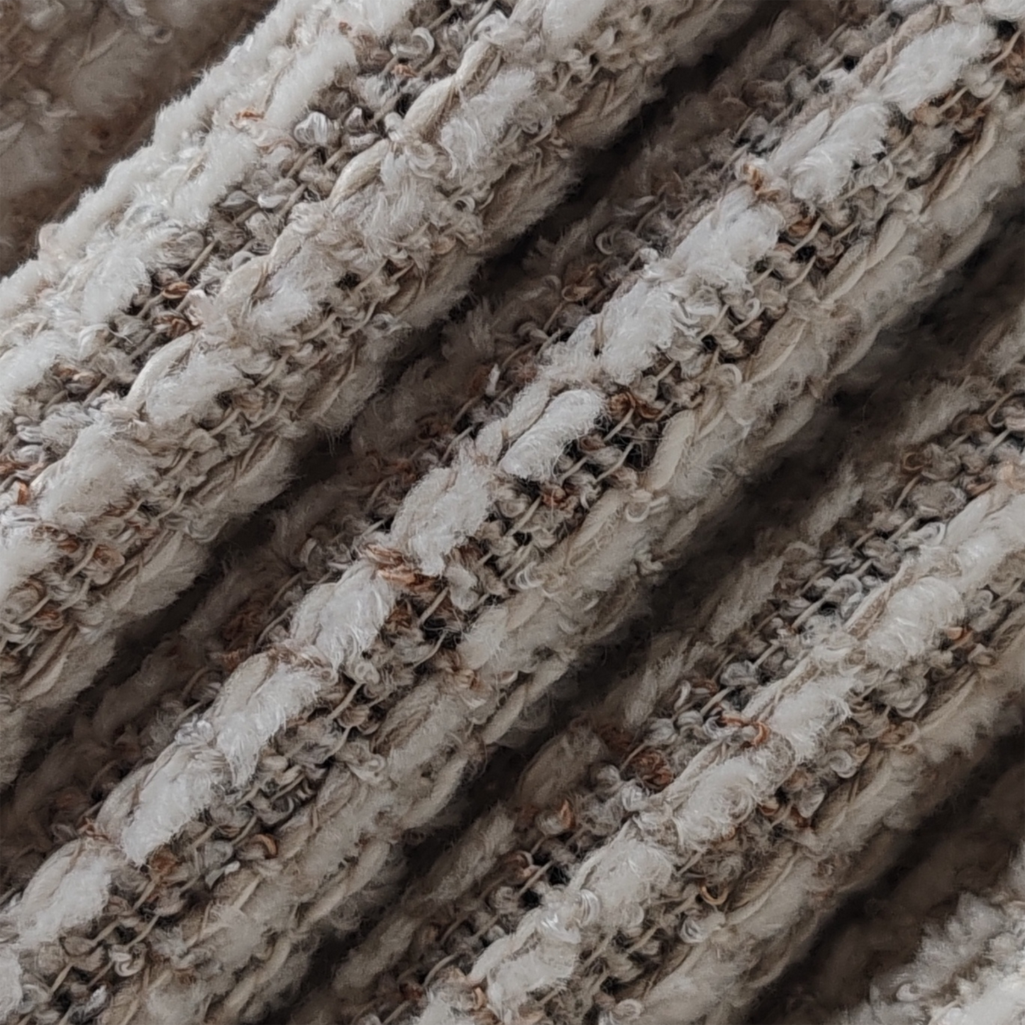 Ashwell Luxury Knitted Sheer Darkening Roman Shade