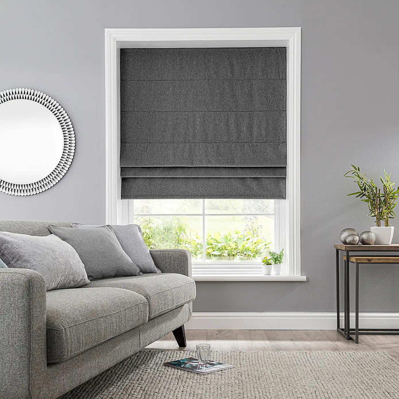 Luna Blackout Roman Shade