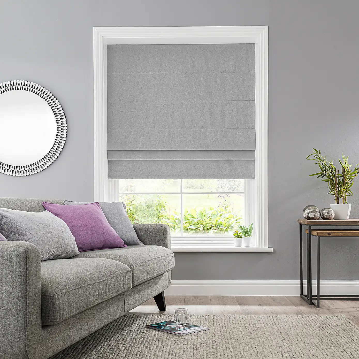 Luna Blackout Roman Shade