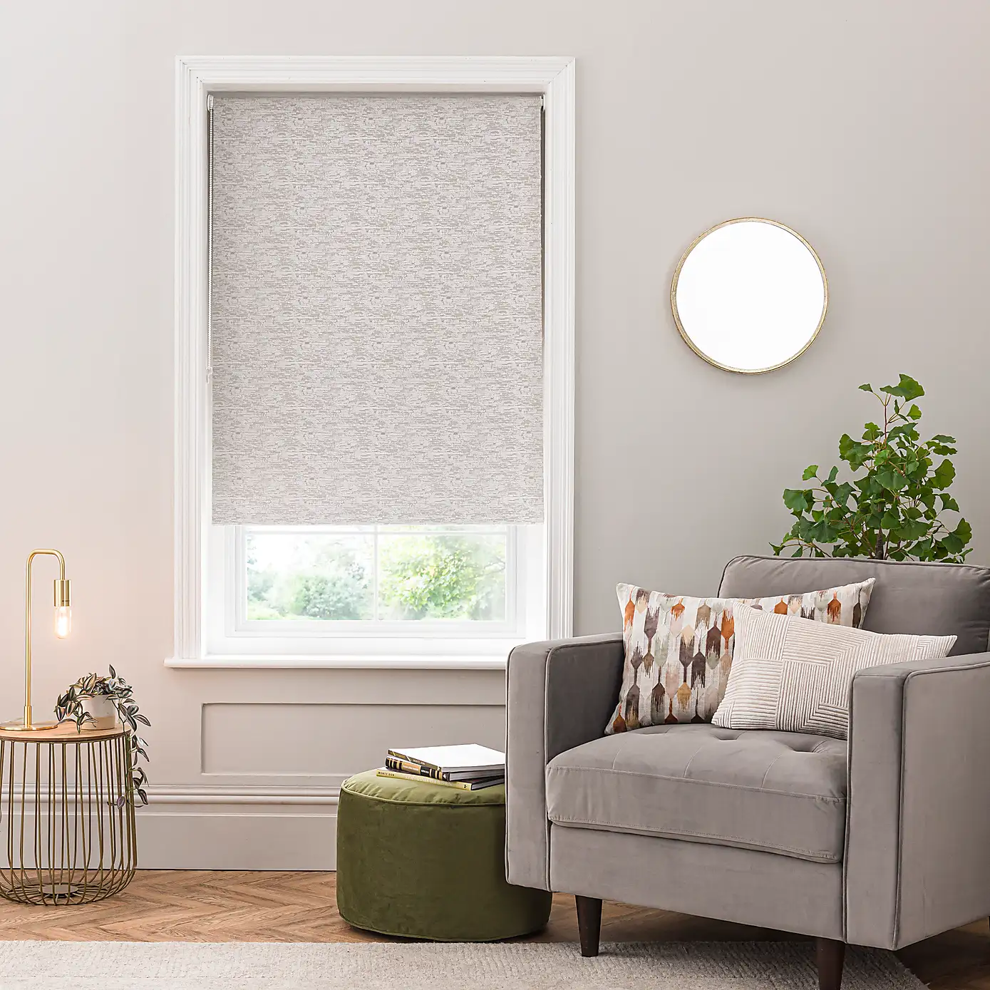 Norton Abstract Texture Blackout Roller Shade