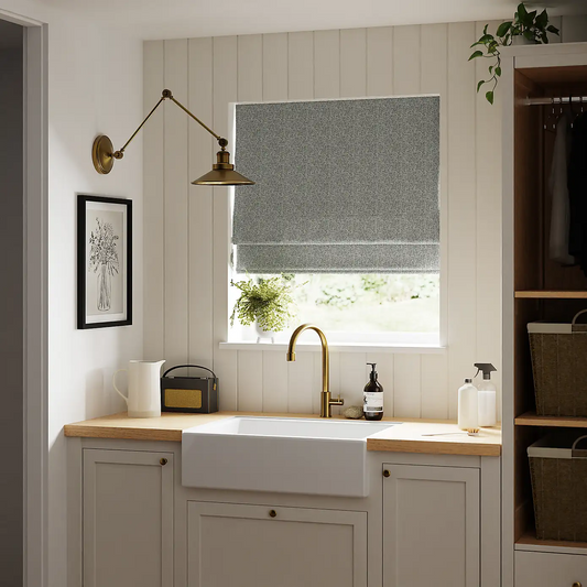 Plain Textured Darkening Roman Shade