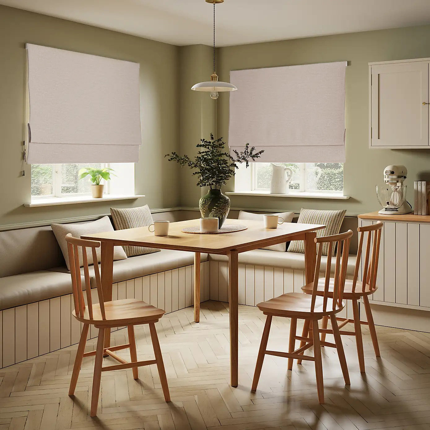 Luxury Plain Darkening Roman Shade