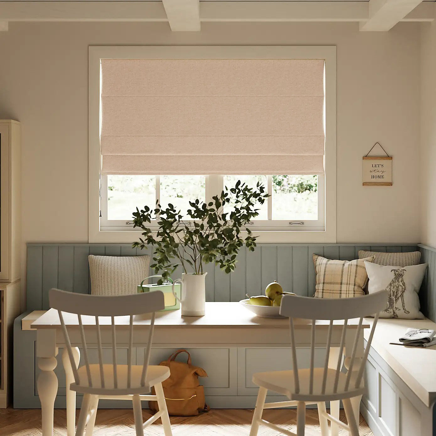 Luxury Plain Darkening Roman Shade