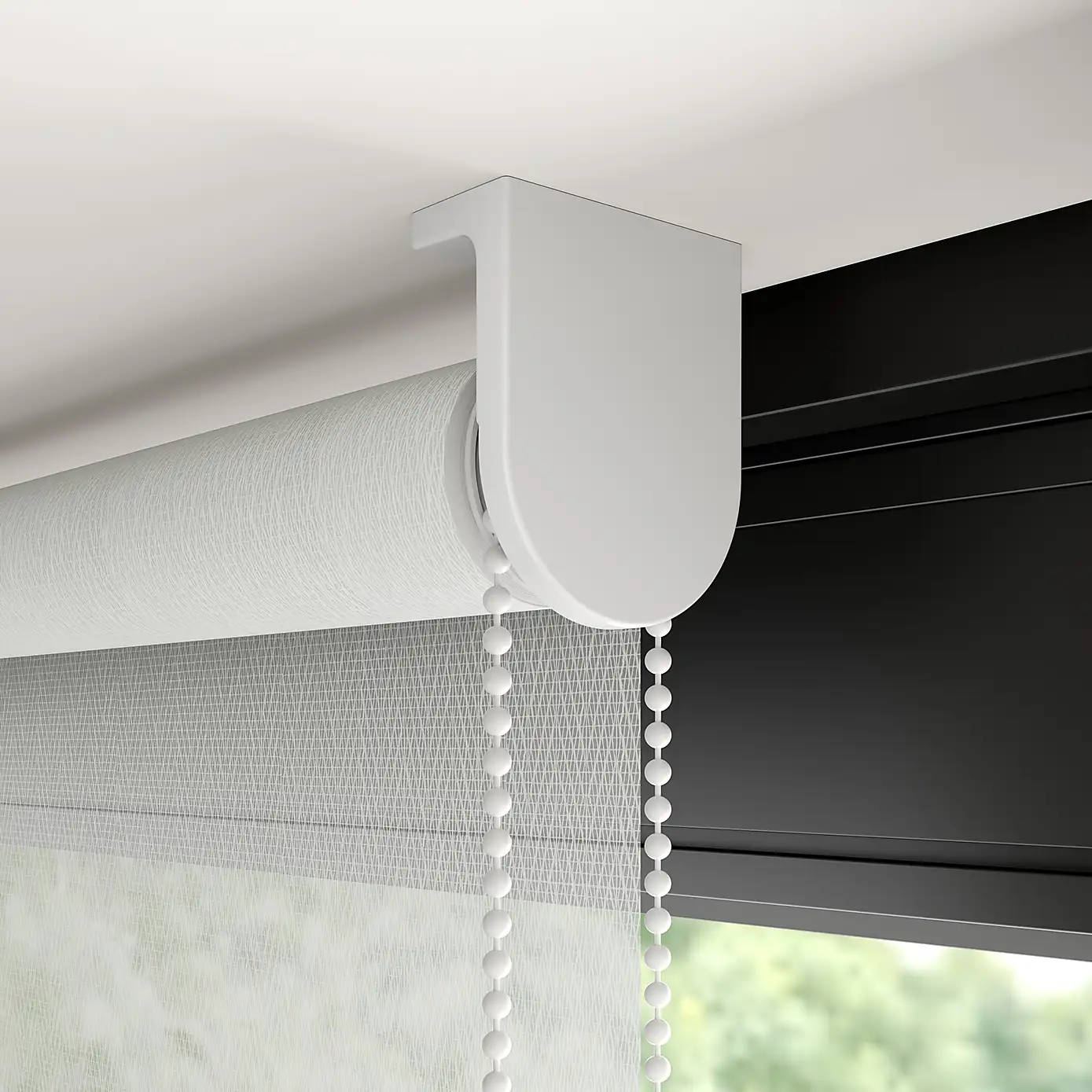 Herringbone Semi Sheer Roller Shade