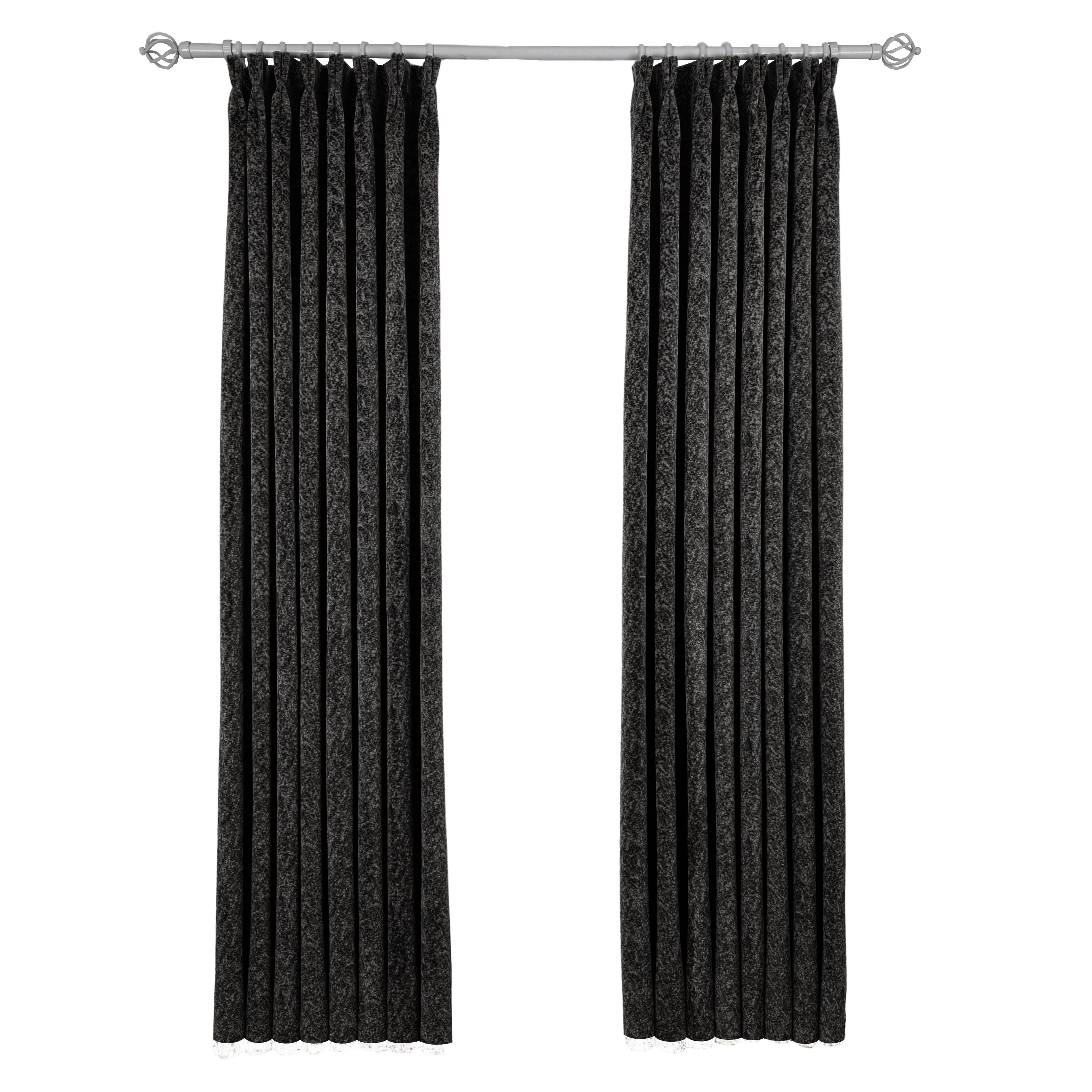 Luxe Textured Velvet Darkening Curtain