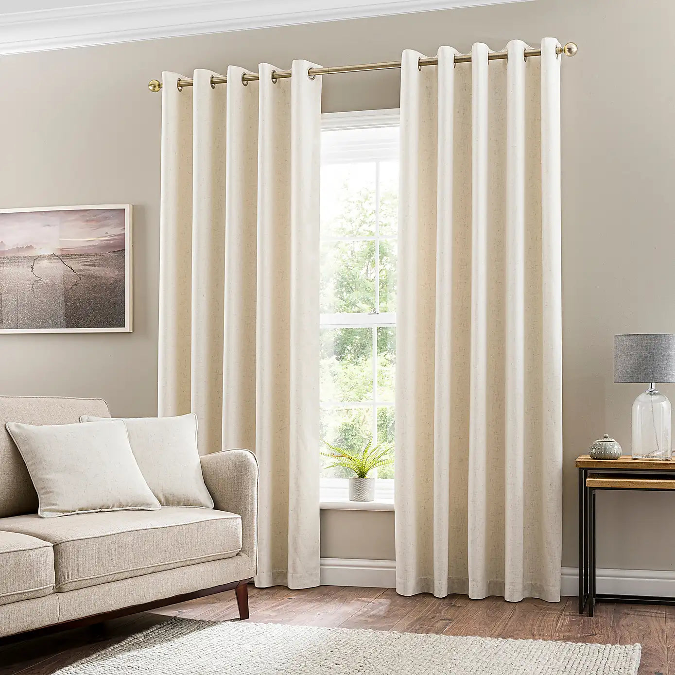 Herringbone Semi-blackout Curtain