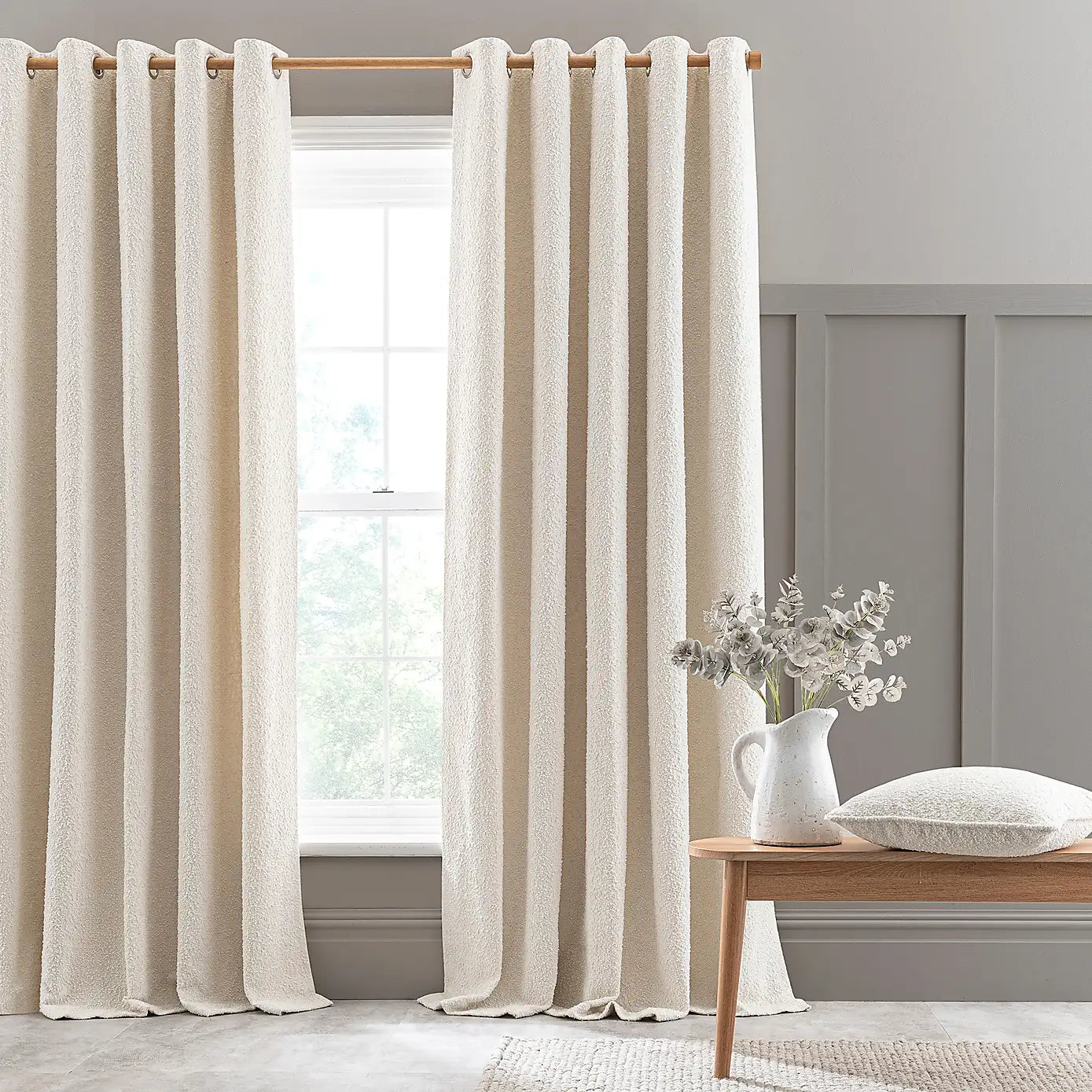 Fashion Yarn Textured Darkening Curtain