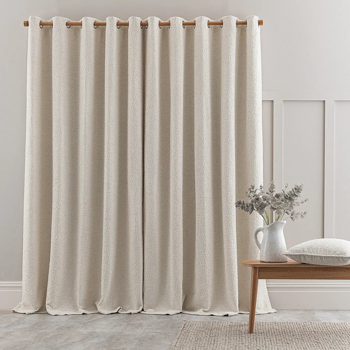 Fashion Yarn Textured Darkening Curtain
