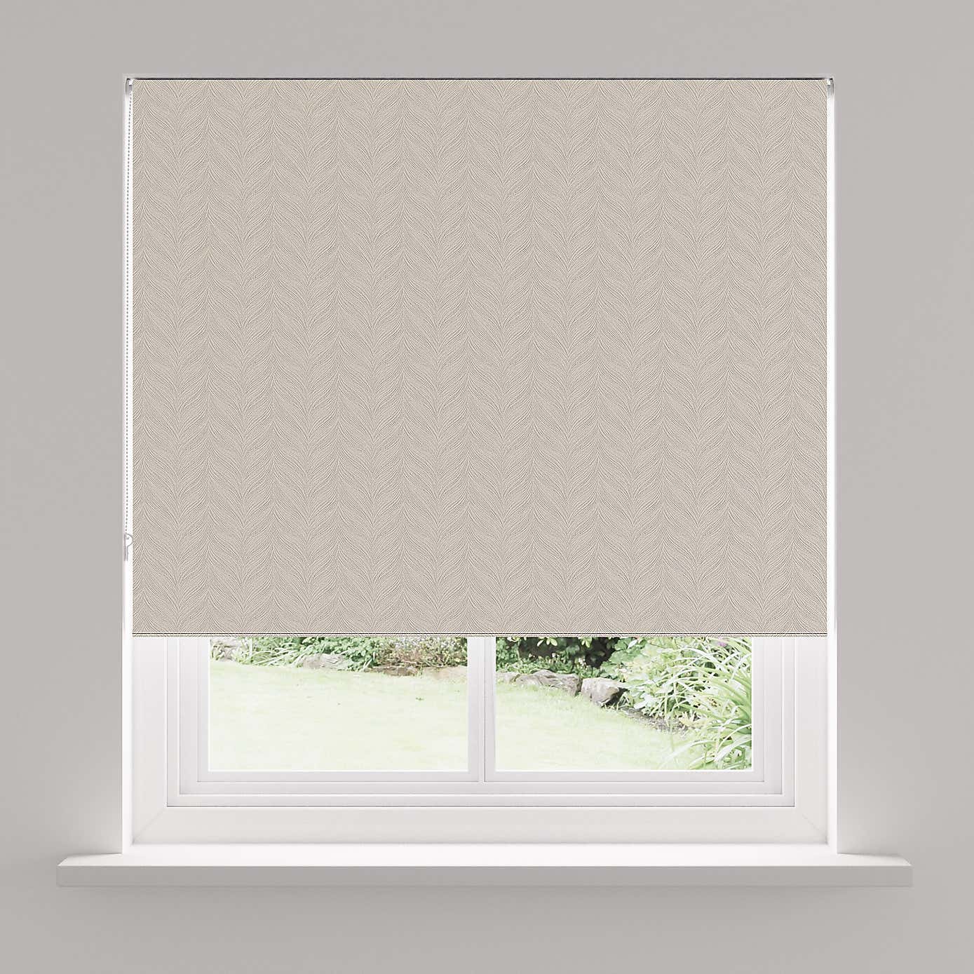 Luxe Feather Jacquard Blackout Roller Shade