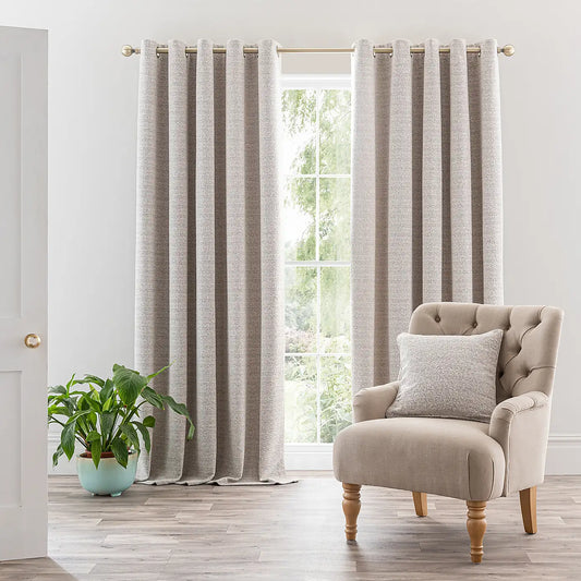 Fashion Yarn Textured Darkening Curtain