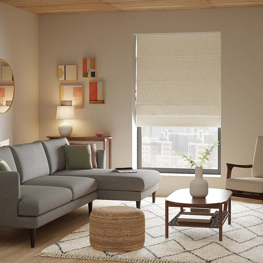 Luna Blackout Roman Shade