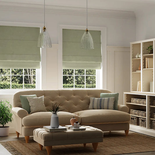 Luna Blackout Roman Shade
