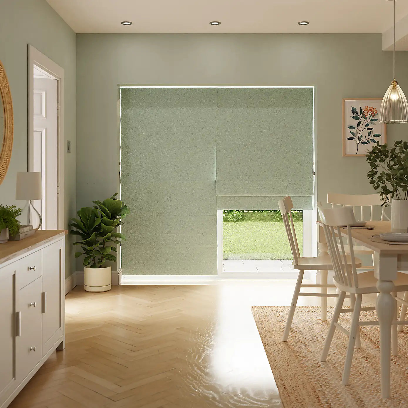 Luna Blackout Roman Shade