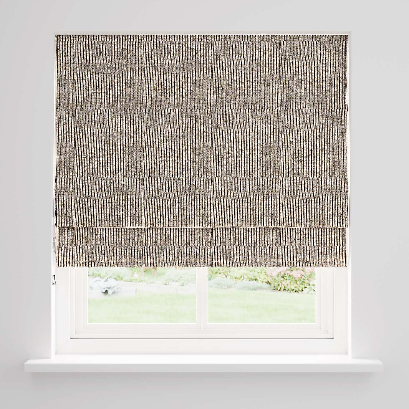 Plain Textured Darkening Roman Shade