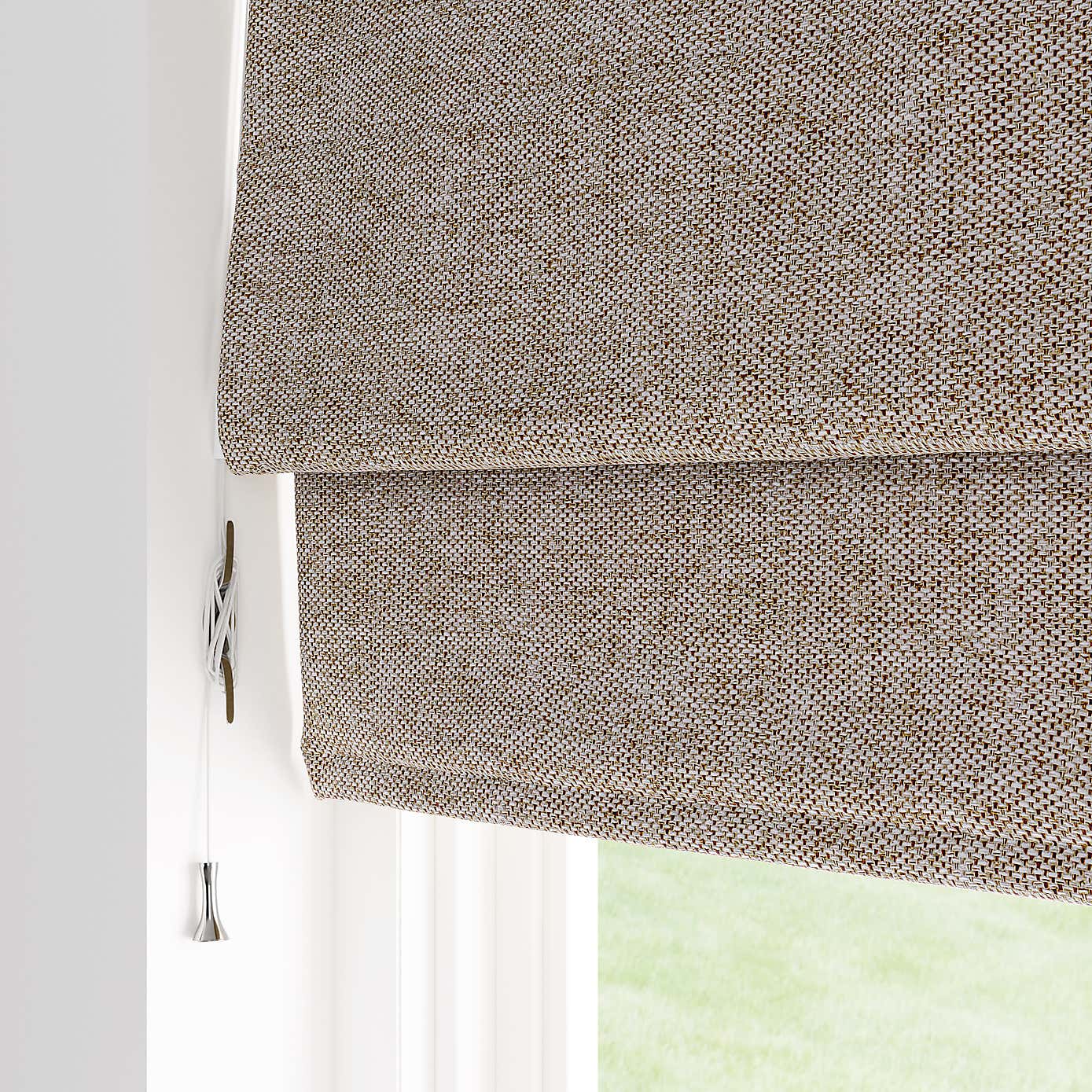 Plain Textured Darkening Roman Shade
