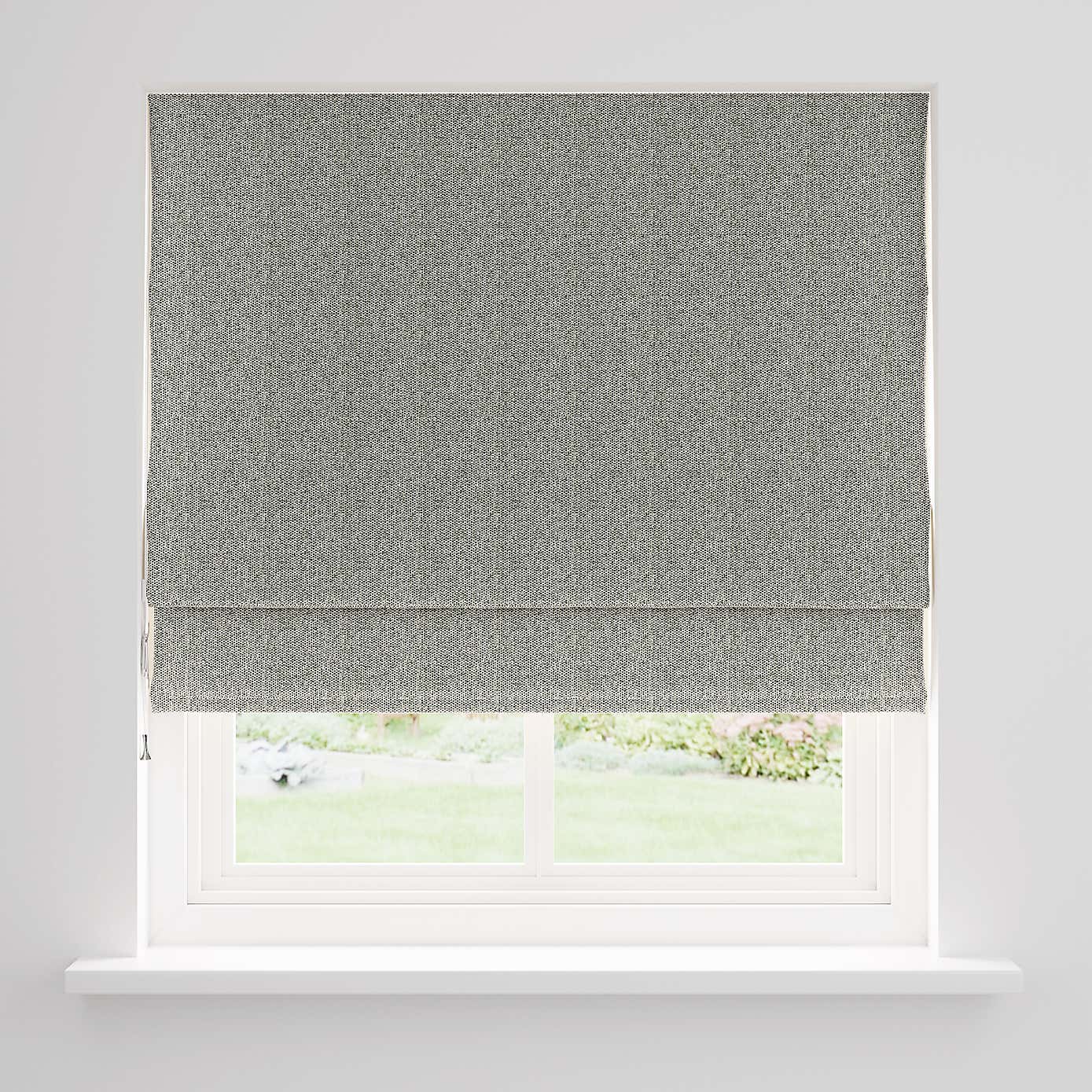 Plain Textured Darkening Roman Shade