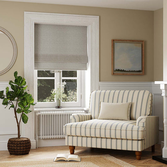 Fashion Yarn Textured Darkening Roman Shade
