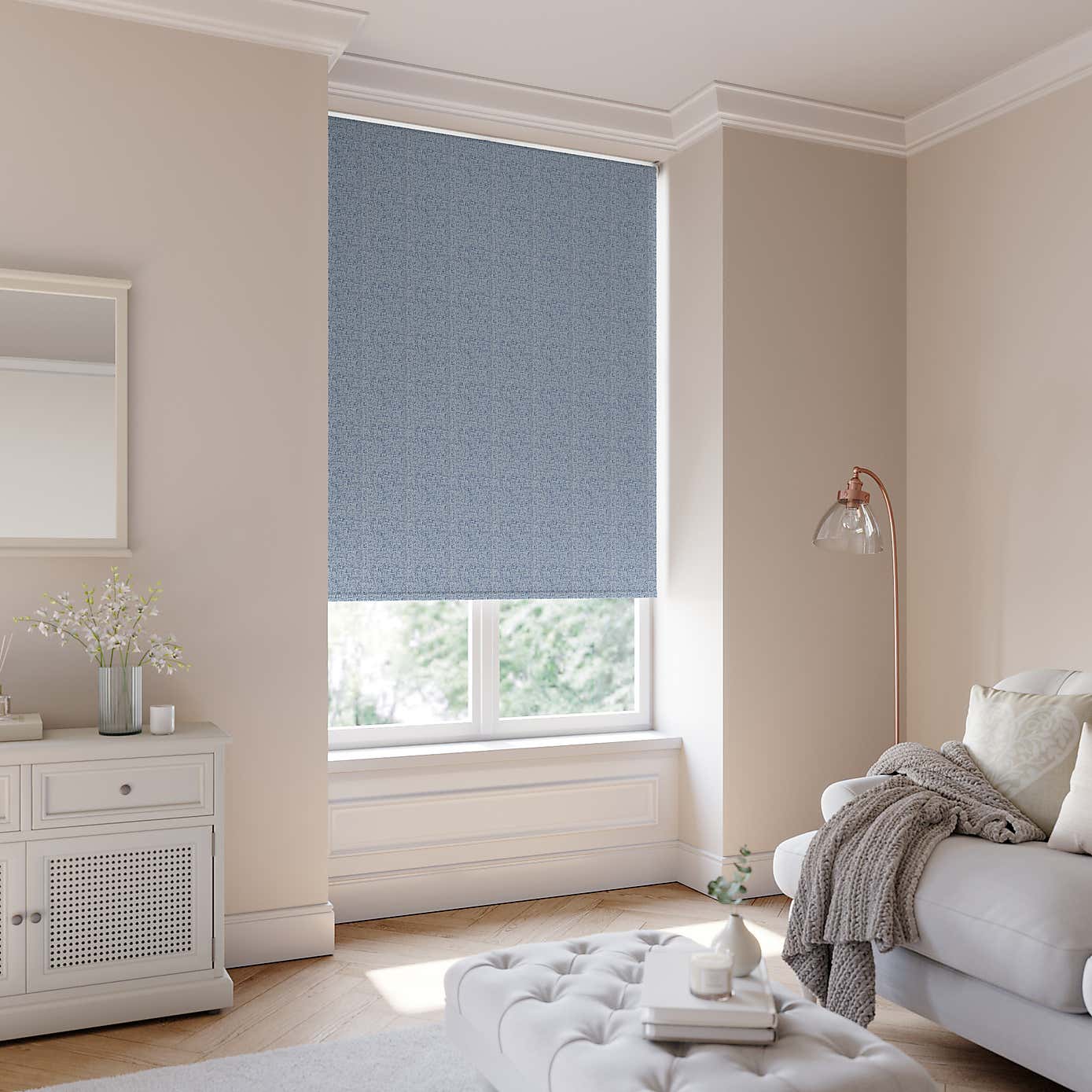 Crayton Textured Blackout Roller Shade