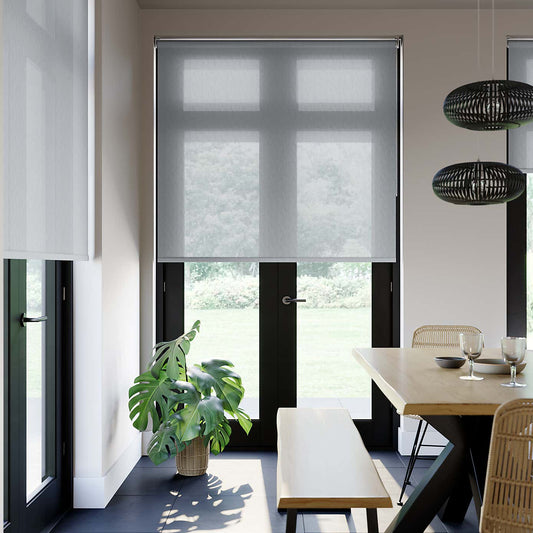 Herringbone Semi Sheer Roller Shade