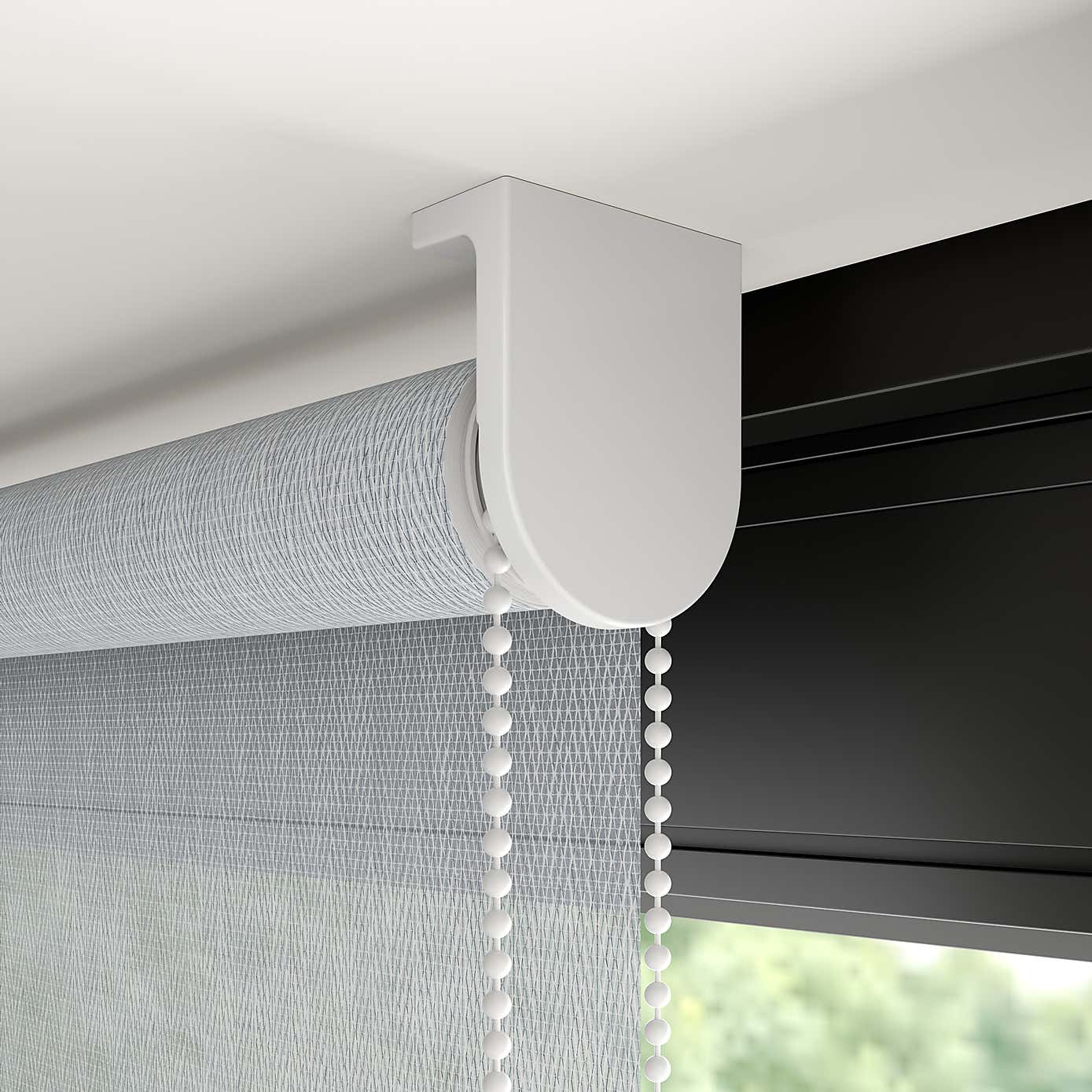 Herringbone Semi Sheer Roller Shade