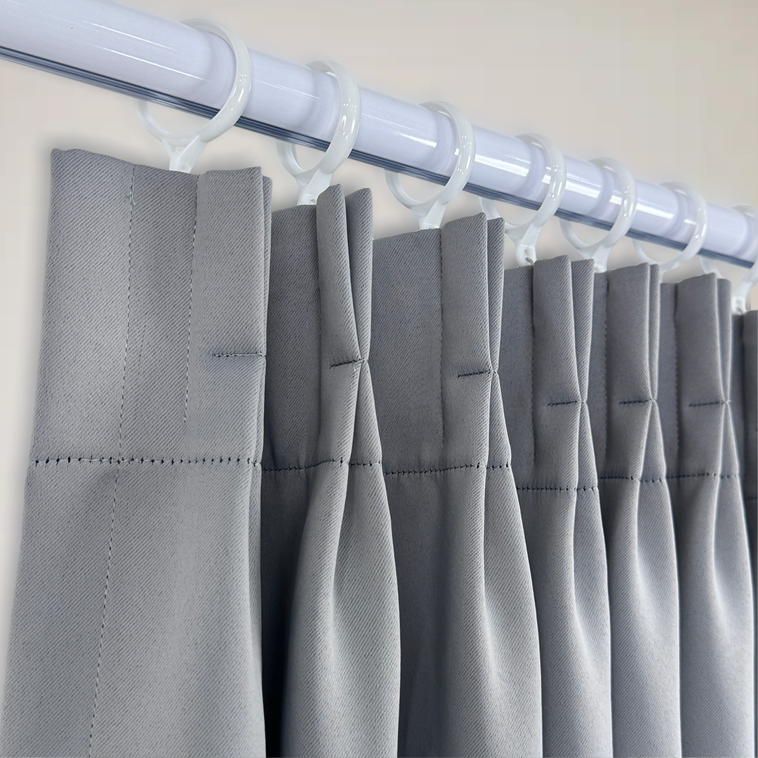 AREL LUXE BLACKOUT CURTAIN IN STONE