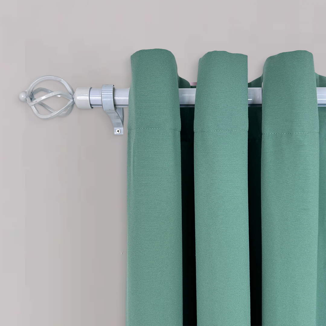 PHARELL SEMI-SHEER CURTAIN IN GREEN