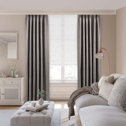 CHESTER FAWN TEXTURED DARKENING CURTAIN