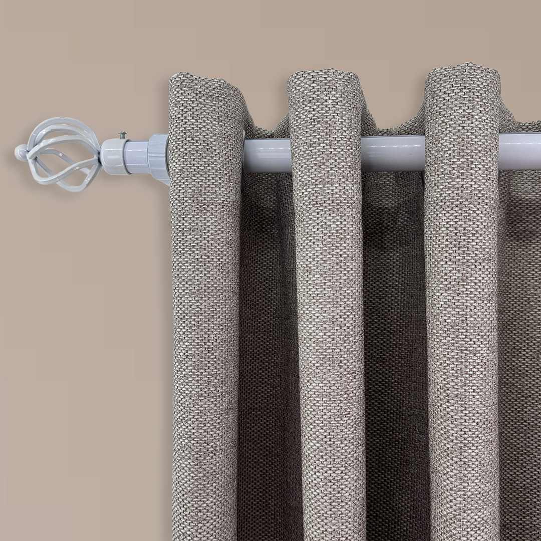 CHESTER FAWN TEXTURED DARKENING CURTAIN