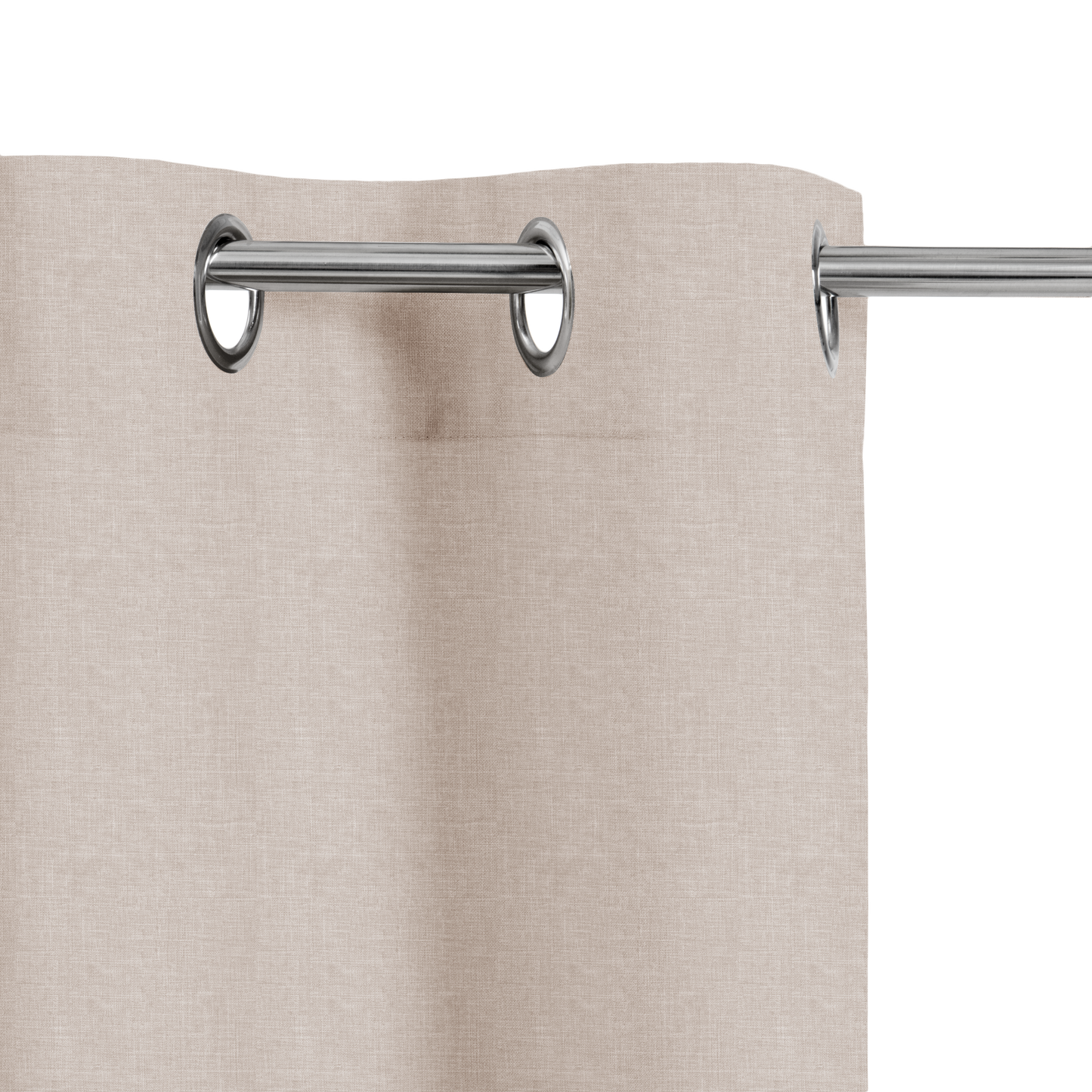 Faux Linen Textured Soft light-filtering Curtain