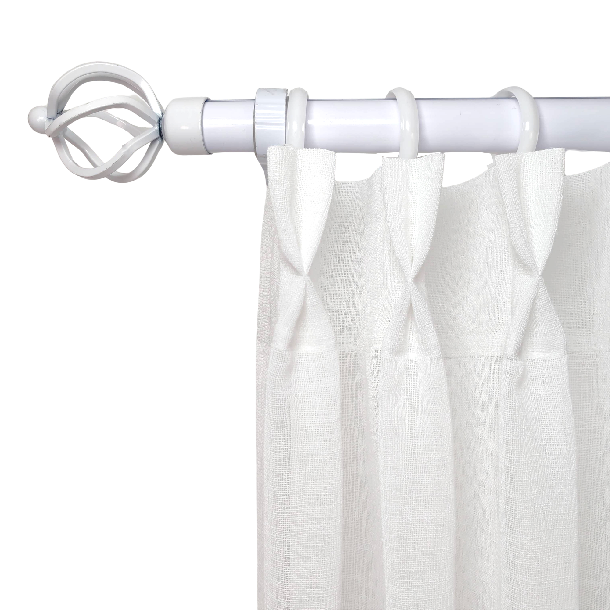 Linen Aspect Translucent Voile Sheer