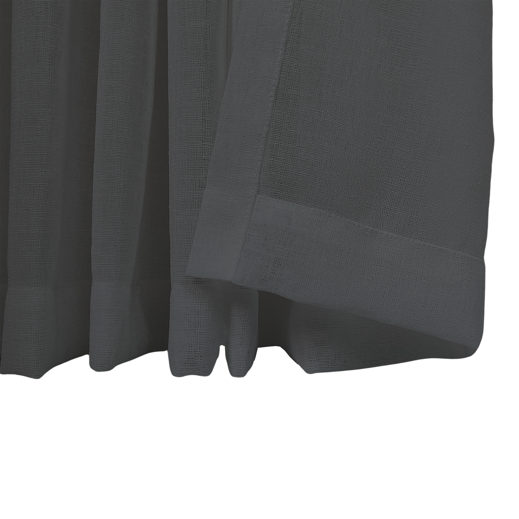 Linen Aspect Translucent Voile Sheer