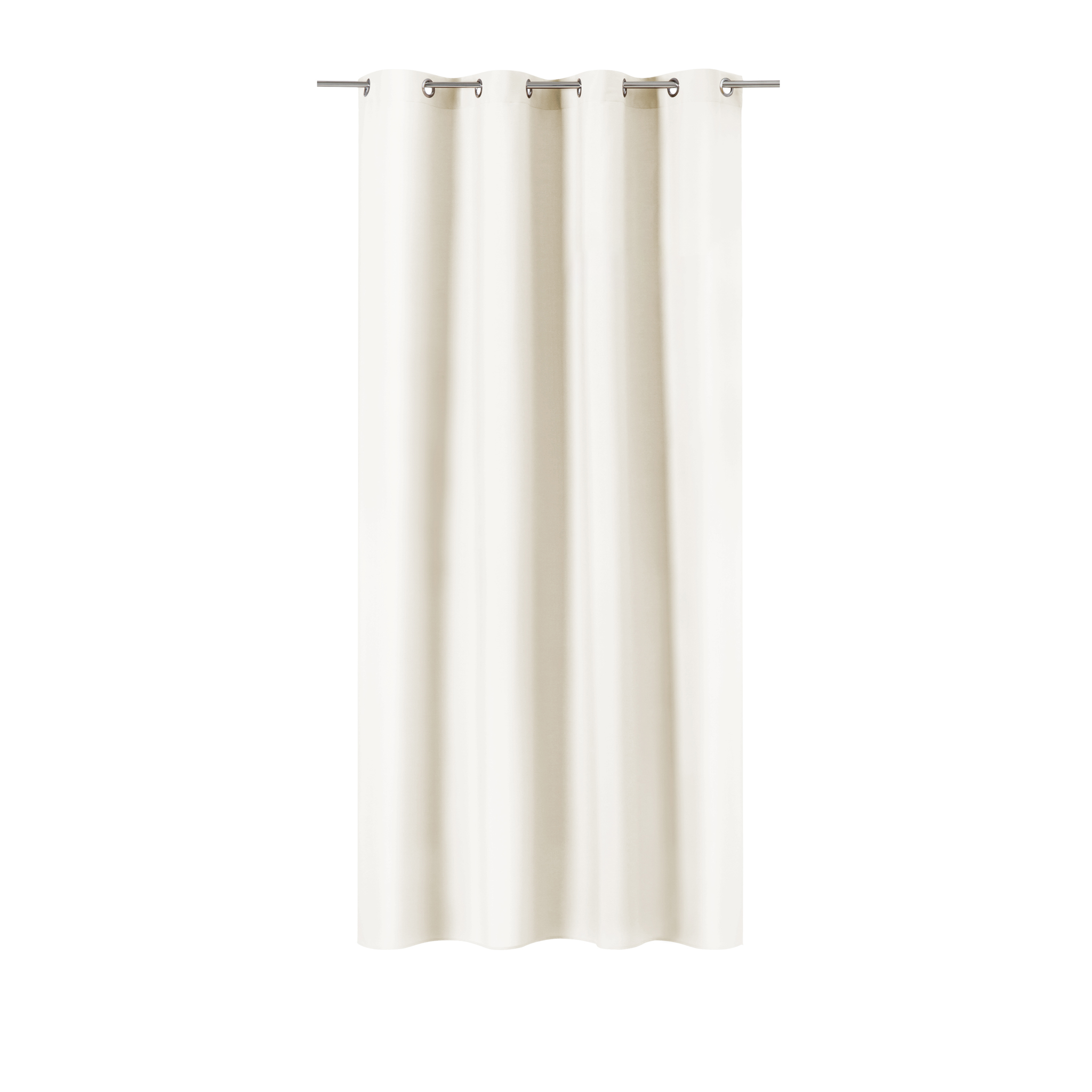 Faux Linen Textured Semi Sheer