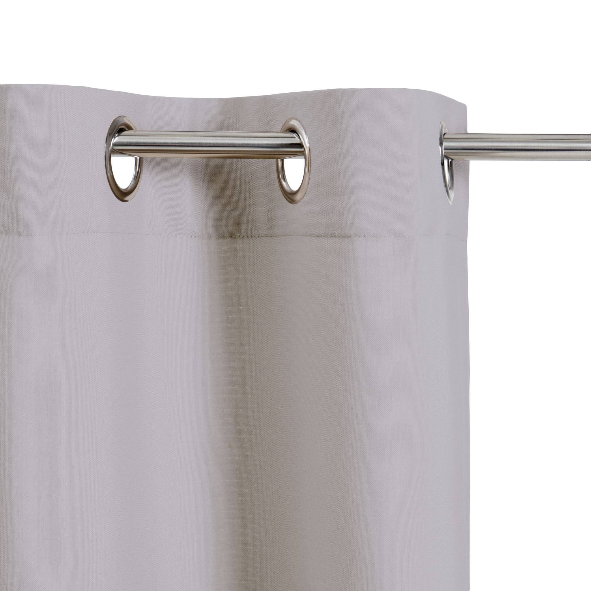 Faux Linen Textured Semi Sheer