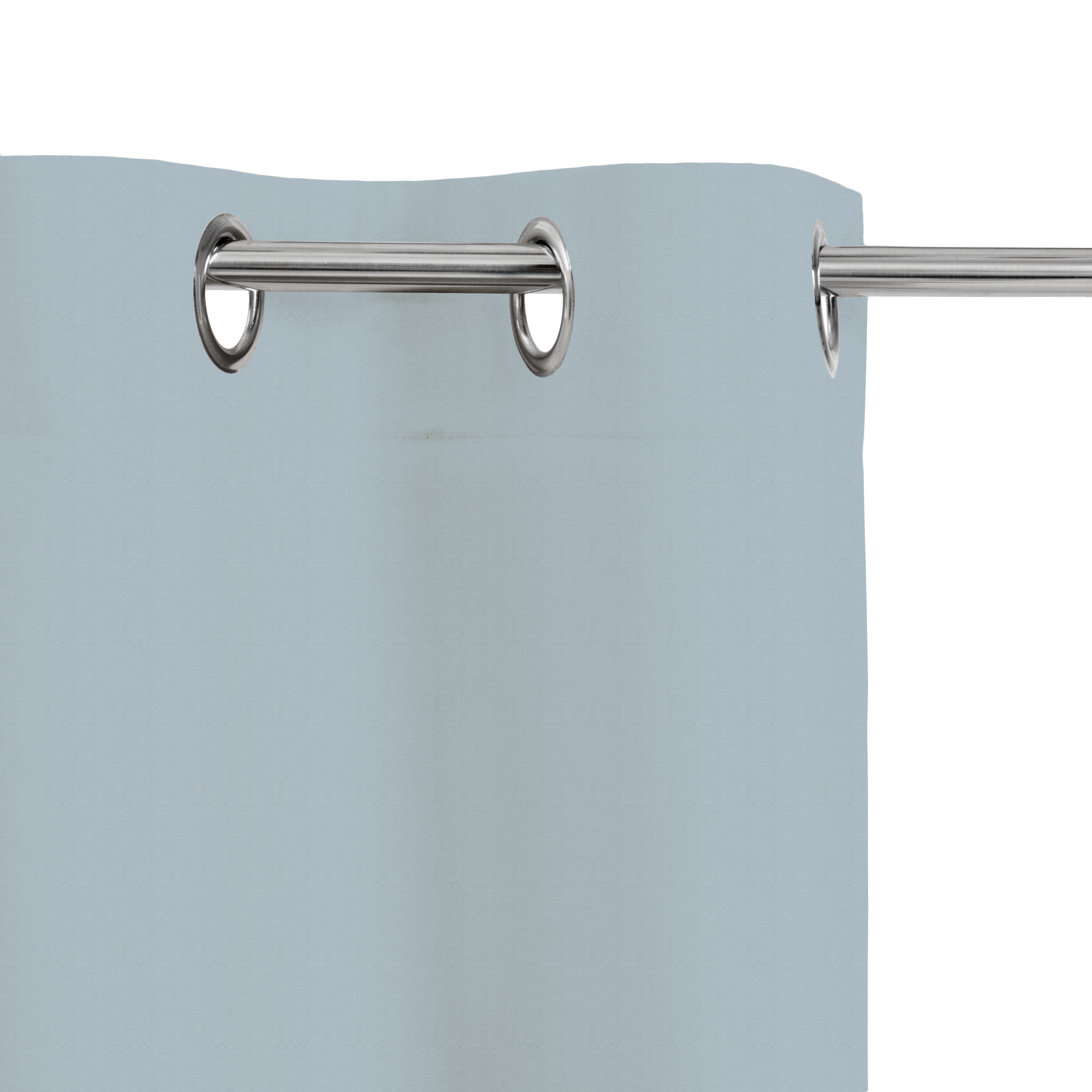 Faux Linen Textured Semi Sheer