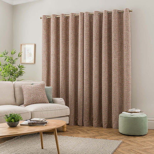 Colorful Chenille Textured Darkening Curtain