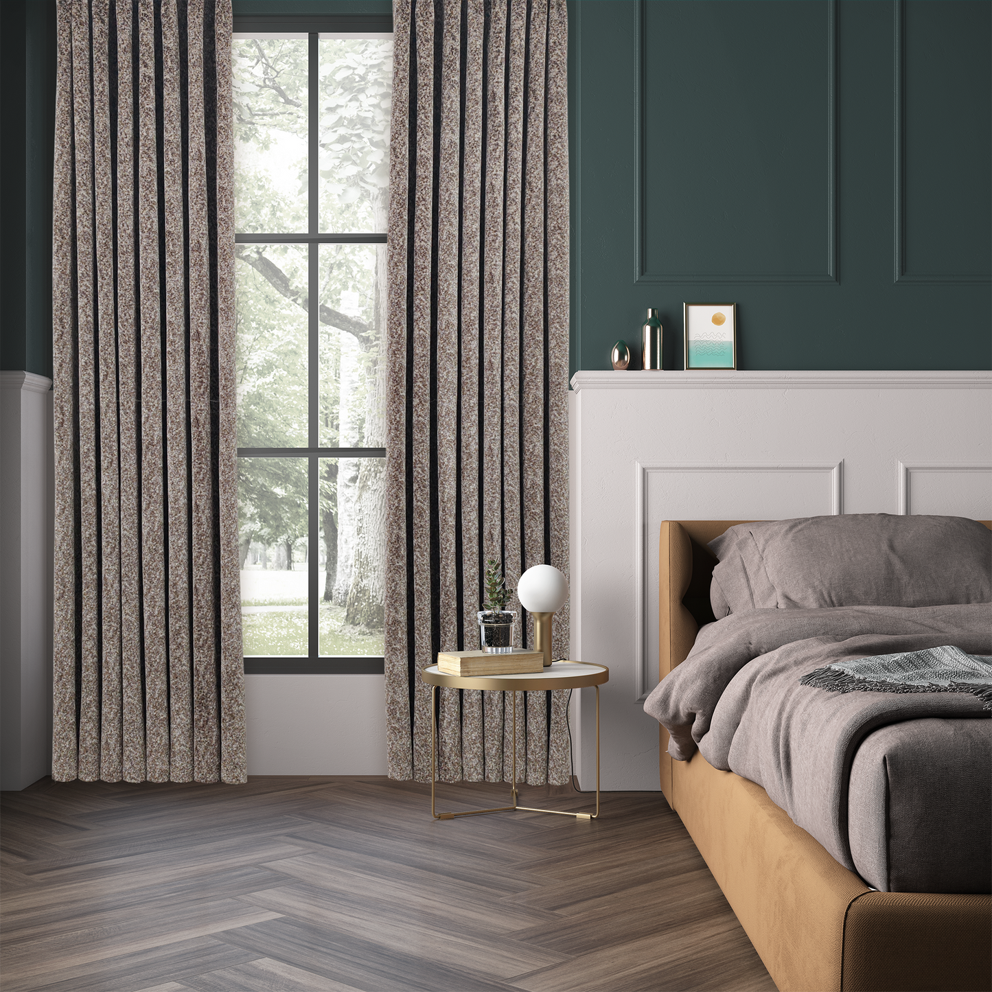 Luxe Textured Velvet Darkening Curtain