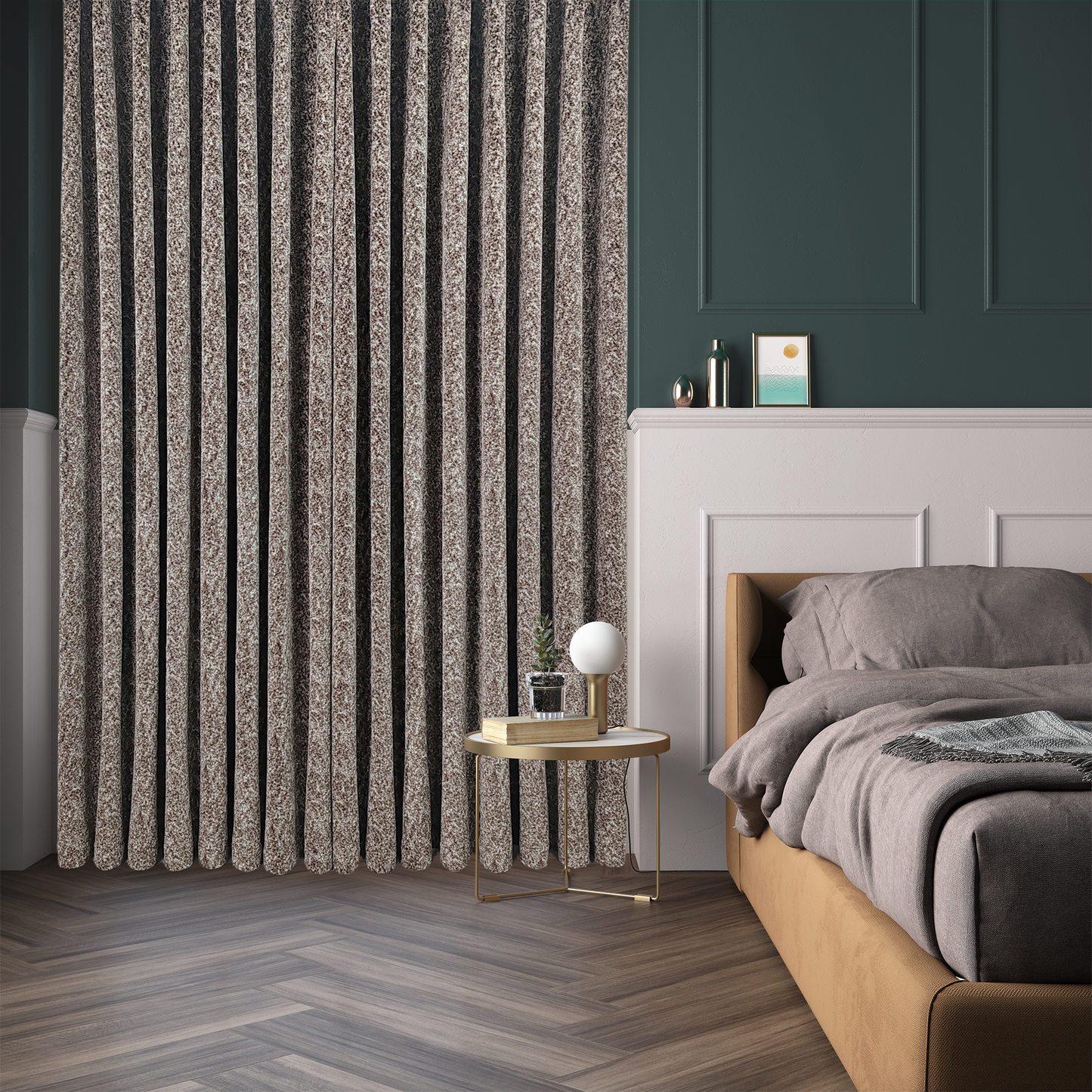 Luxe Textured Velvet Darkening Curtain