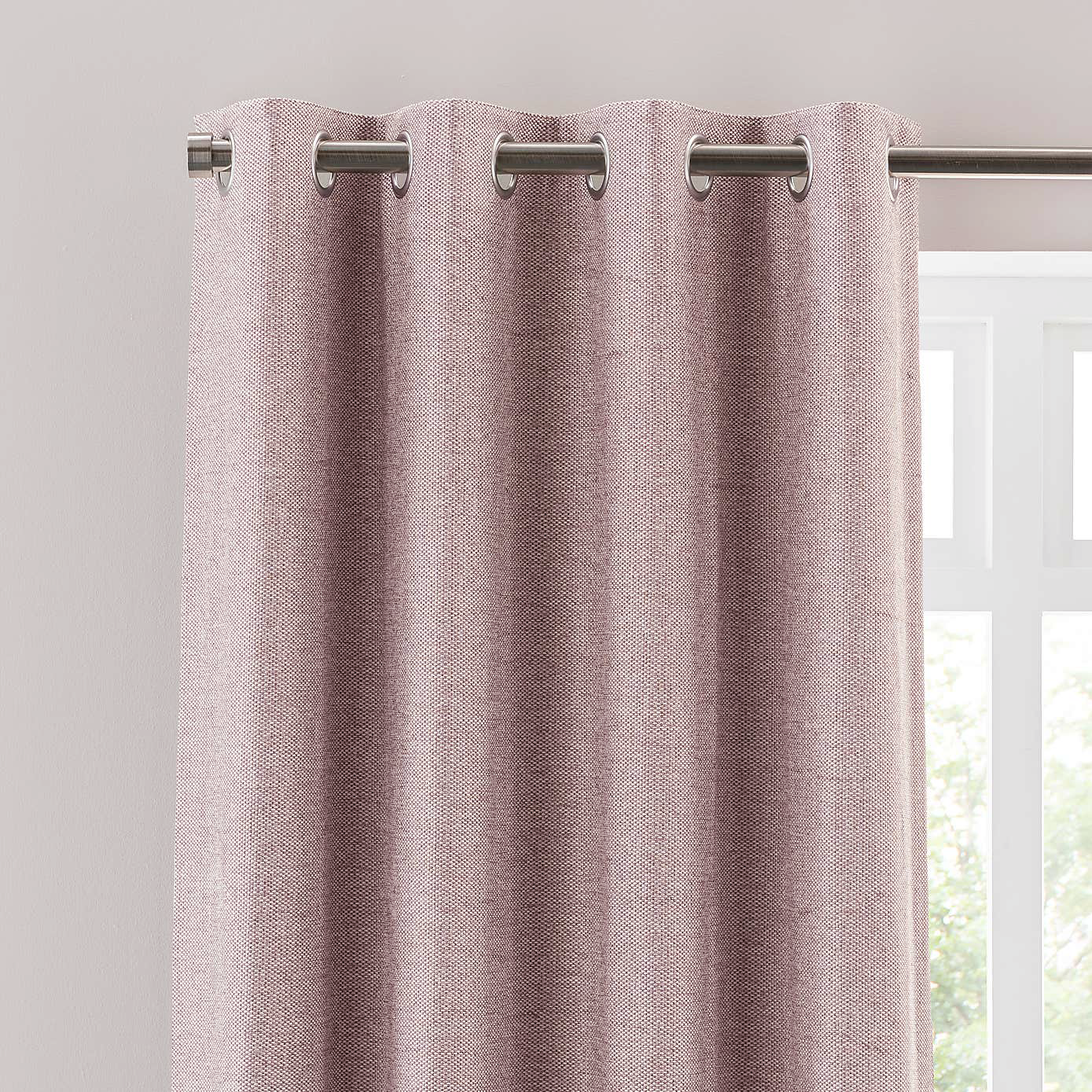 Plain Textured Darkening Curtain