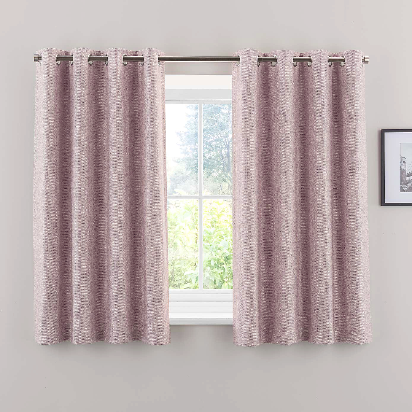 Plain Textured Darkening Curtain