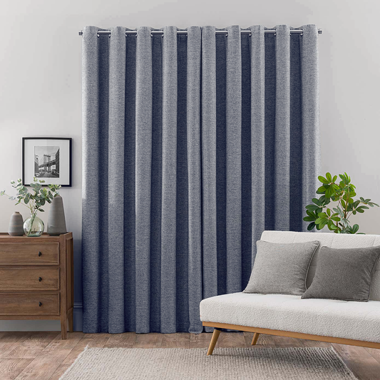 Plain Textured Darkening Curtain