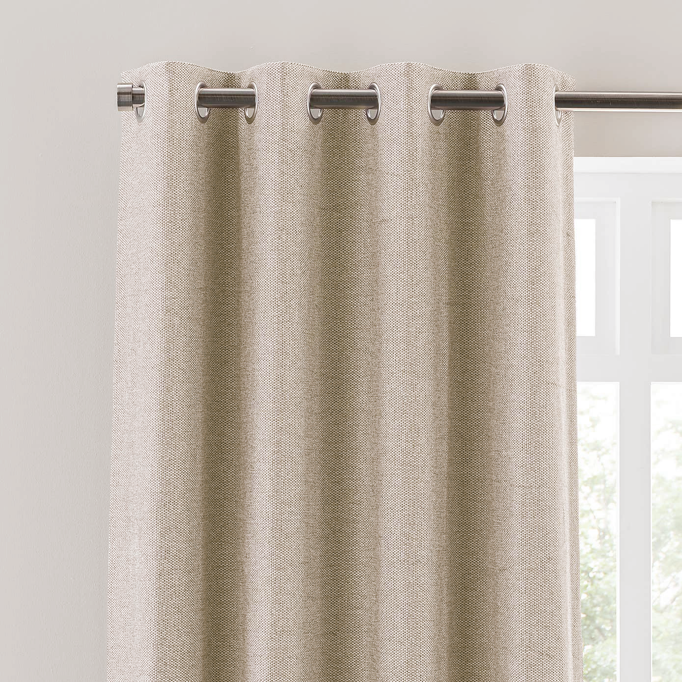 Plain Textured Darkening Curtain