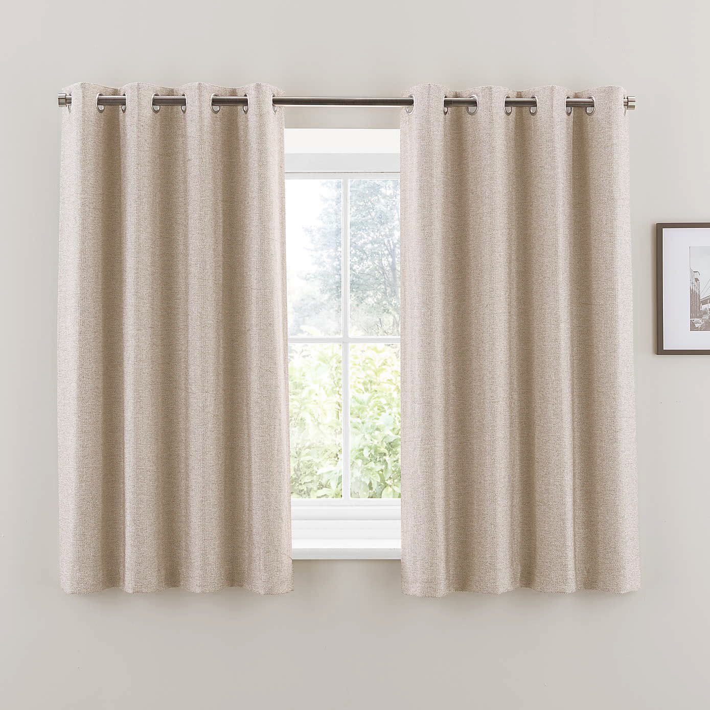 Plain Textured Darkening Curtain