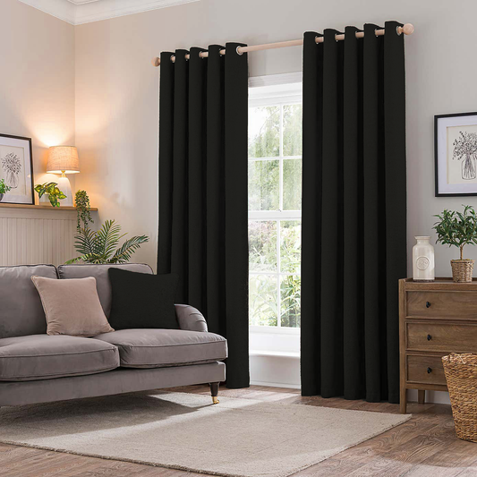 Fashion Yarn Textured Darkening Curtain