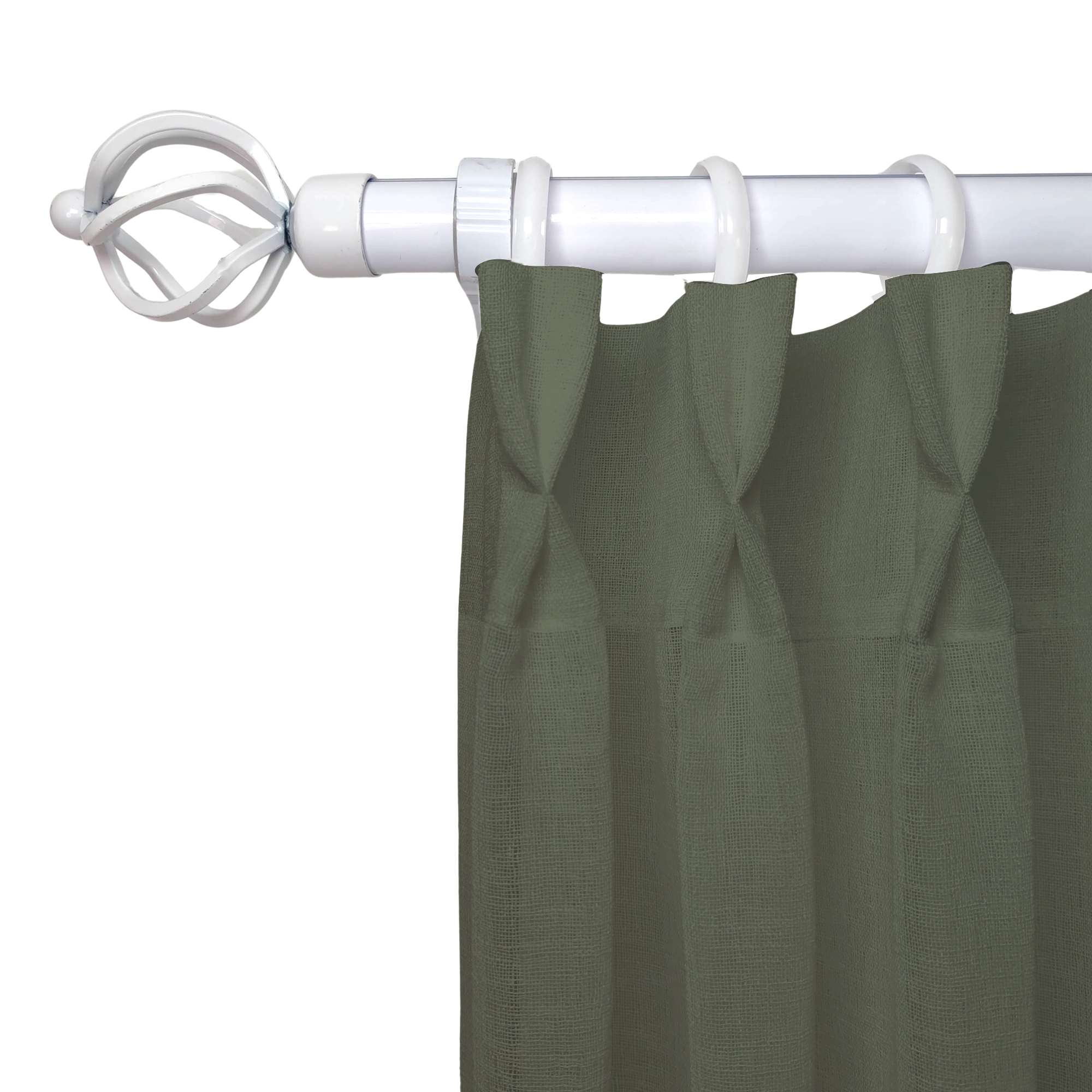 Linen Aspect Translucent Voile Sheer