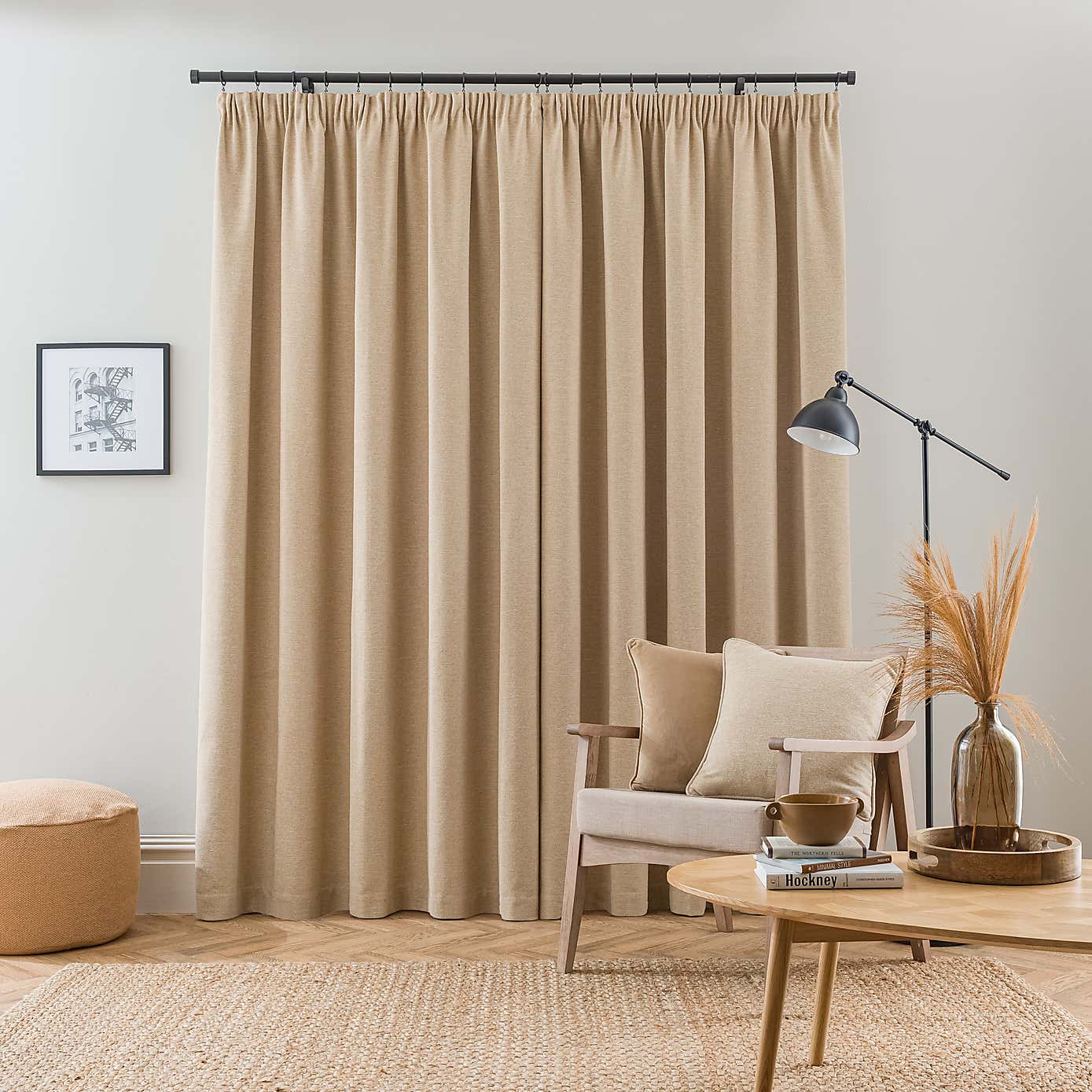 Luxury Plain Darkening Curtain