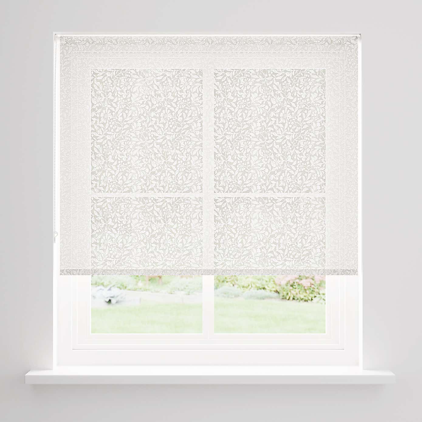 CHARTWELL FLORAL SOLAR SHADE IN NATURAL