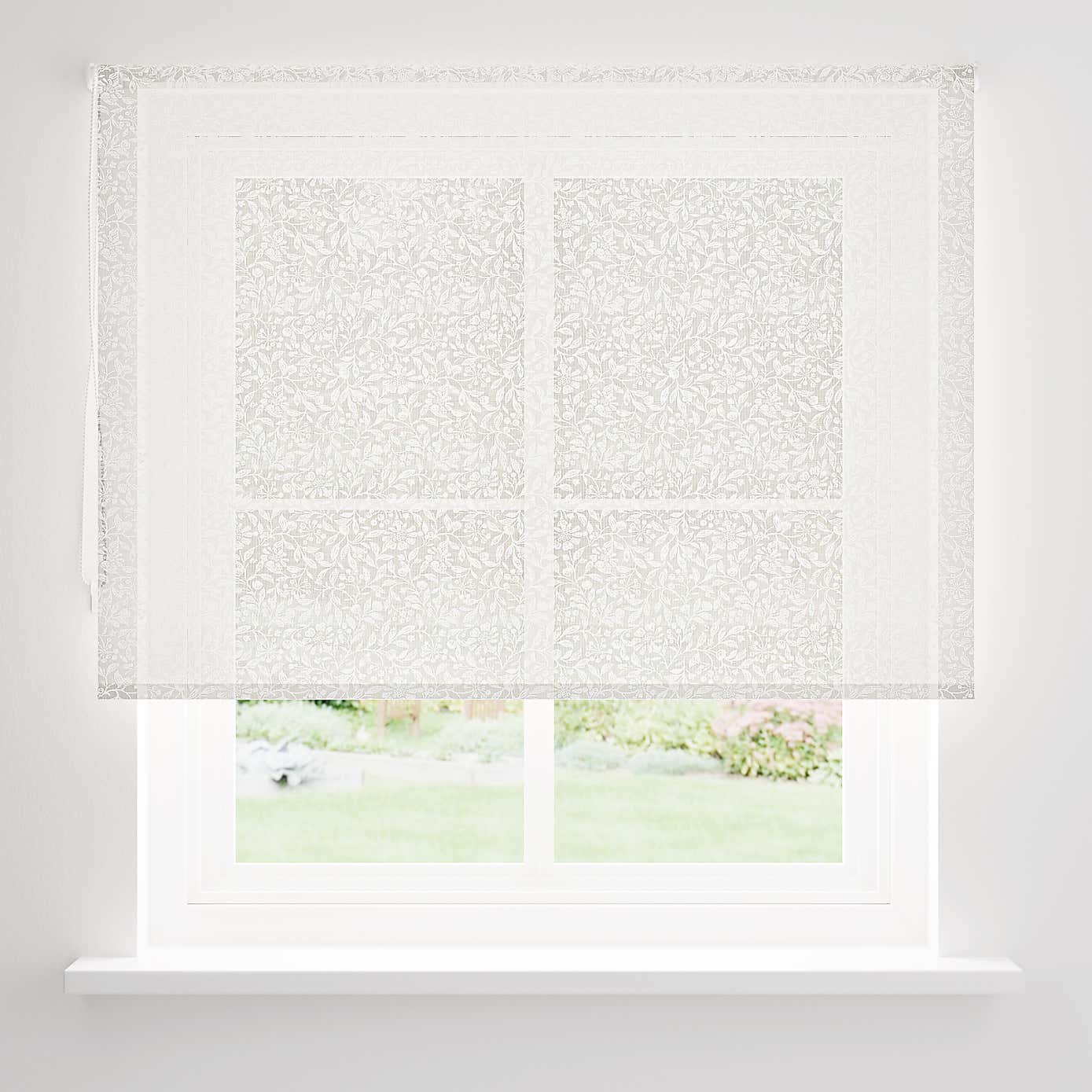 CHARTWELL FLORAL SOLAR SHADE IN NATURAL