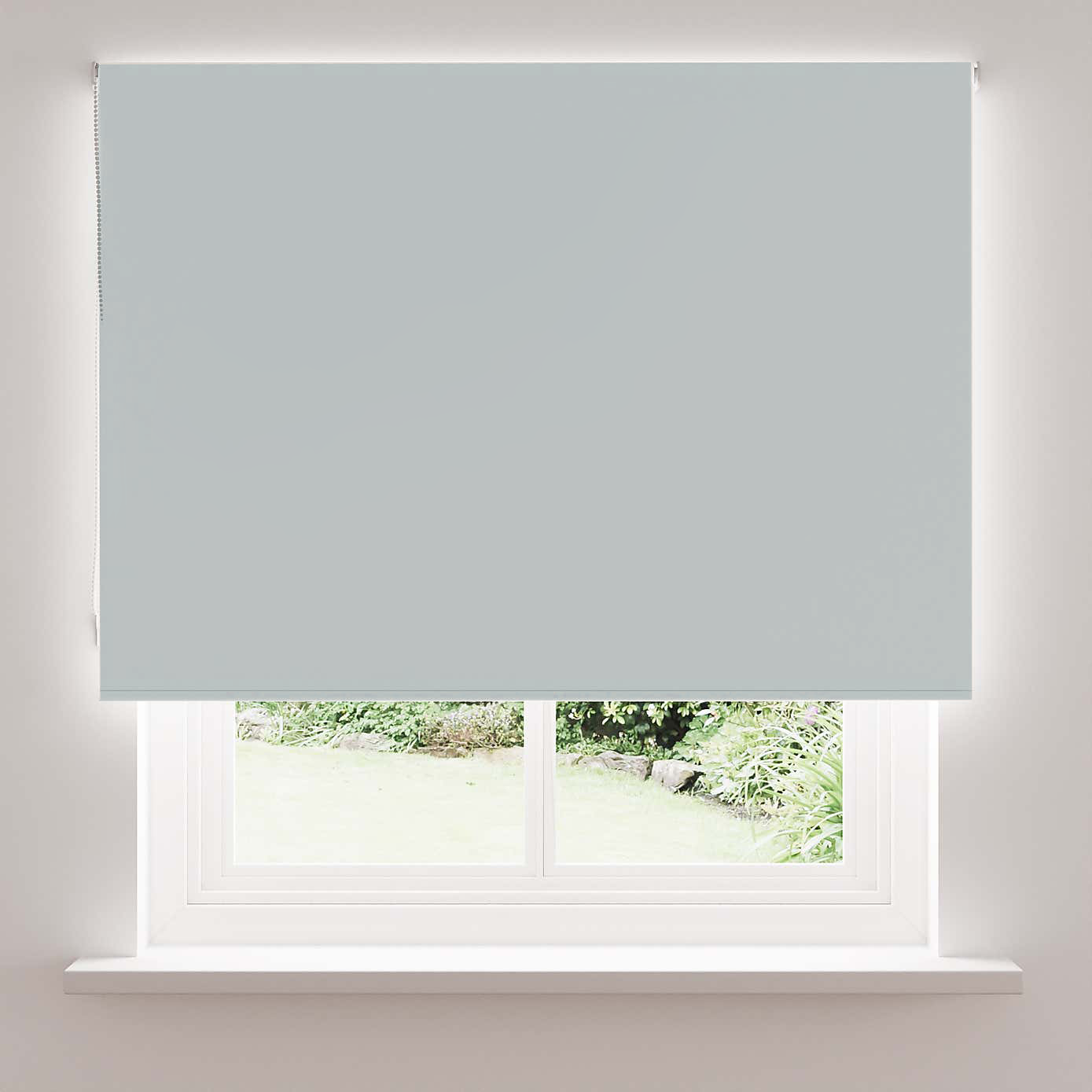 CRYSTAL WHISPER GREY BLACKOUT ROLLER SHADE